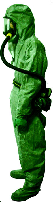 隔绝式防毒衣 FMJ05防毒面罩