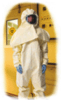 埃博拉病毒连体防护服